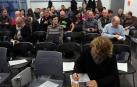 Vecinos, en el primer foro de barrio que acogió el civivox de la Milagrosa.