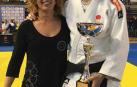 Jaione Ekisoain celebra su título de campeona de España.
