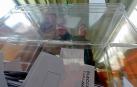 Una urna de las elecciones de mayo de 2015.