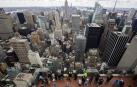 Vista de la ciudad de Nueva York desde el punto de observación del edificio Rockefeller.