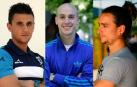 Adrián Garbayo, Xabi Soria y Juan Luis Cisneros.