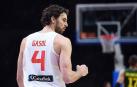 El jugador de la Selección Española de baloncesto, Pau Gasol.