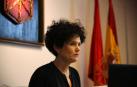 La presidenta de Comptos, Asun Olaetxea, en su comparecencia de ayer en el Parlamento.