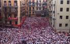 Pamplona, pendiente de la lluvia a una hora del Chupinazo