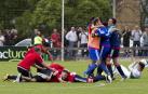 El éxtasis se trasladó a la plantilla del filial rojillo con el pitido final. El ascenso era una realidad.