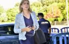 La infanta Cristina, a su llegada a la sede de la Escuela Balear de la Administración Pública (EBAP) de Palma.