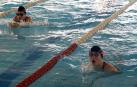 Imágenes de la sexta jornada de natación en categoría Benjamín de los Juegos Deportivos de Navarra.