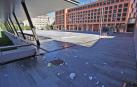 Trapicheo, suciedad y ruidos en la plaza Felisa Munárriz de Pamplona