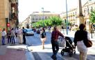 La avenida de Severino Fernández, en el centro, es una de las más transitadas por los vehículos.
