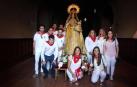 Procesión en honor a la Vírgen del Rosario.