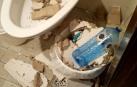 Cae parte del falso techo de una habitación del hospital de Tudela