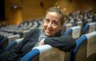Manuela Mena, en el Teatro del Museo Universidad de Navarra, donde pronunció su conferencia el pasado miércoles.