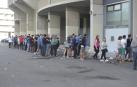 47 aficionados rojillos protagonizan la noche frente a El Sadar