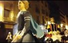 Llegada de los Gigantes a la plaza de los Fueros en el día grande de las V Jornadas Inverduras