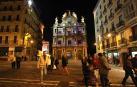 Día Internacional de la Infancia el Ayuntamiento de Pamplona se ilumina de color azul