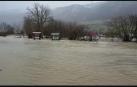 El río se desborda en Uharte Arakil