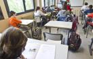 Alumnos de sexto de primaria realizan una prueba de 'reválida' de la Lomce.