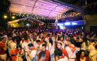 Noche de fiesta en el Labrit en San Fermín.