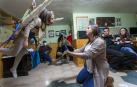 El Ángel de Tudela 'vuela' por primera vez