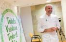 Rodrigo de la Calle cocina en  Tudela una verdura que es “única”