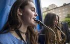 Barañáin se viste con sonidos en el Día de las escuelas de música de Navarra