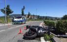 Un motorista fallece al salirse de la vía en Landaben