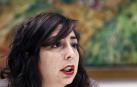 La secretaria general de Podemos en Navarra, Laura Pérez.