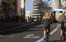 La Gran Vía de Madrid cambia los coches por peatones y ciclistas