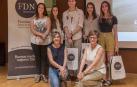 Imágenes de los jóvenes ganadores del IV Concurso periodístico escolar FDN.