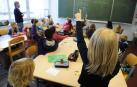 Alumnos de Primaria durante una clase.
