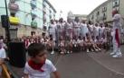 Vídeo 360º de la jota al Glorioso San Fermín durante la Procesión