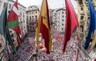 Imágenes de los fotógrafos de Diario de Navarra desde la plaza del Ayuntamiento, plaza del Castillo, paseo de Sarasate, Antoniutti, plaza de los Fueros...