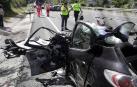 Un muerto y una herida grave en un accidente en la N-121-A en Etuláin