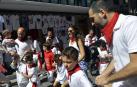 Imágenes del encierro txiki del día 13 de San Fermín