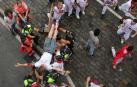 Corneado en el brazo en el segundo encierro: “No he sentido dolor”