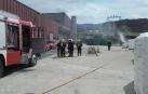 Extinguido un pequeño incendio en una fábrica de Onena, en Ibiricu