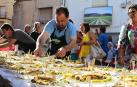 La cita gastronómica ofreció 300 kilos de hortaliza, 5.000 banderillas y 1.200 raciones de tortilla de guindilla a los asistentes.