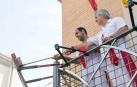 Imágenes del comienzo de las fiestas de San Roque y comida de las peñas.