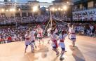 Imágenes de la procesión de San Roque y el Paloteado de las fiestas de Murchante