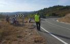 Trasladan en helicóptero a un motorista herido grave