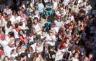 Imágenes del cohete de las fiestas de Tulebras