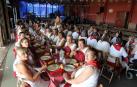 Imágenes de la comida de la mujer de las fiestas de Cabanillas
