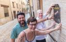 De izda. a dcha., Germán Molina, Lourdes Arilla y Javier Gómez, en la presentación del encuentro.