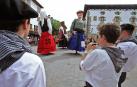 Imágenes del chupinazo de las fiestas en Lakuntza