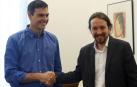 Iglesias y Sánchez se reúnen en el Congreso para buscar entendimiento "a futuro"