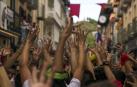 El cohete da inicio a las fiestas de Sangüesa 2017