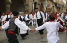 Comparsa de Gigantes y Cabezudos del cohete de Fiestas de Sangüesa 2017