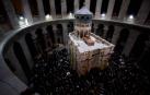Colapsa parte del techo de una capilla del Santo Sepulcro en Jerusalén