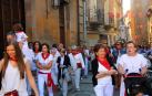 Los vecinos de Corella pasean a la Virgen de la Merced