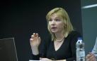 La doctora rusa Irina Matveikova, durante su intervención.